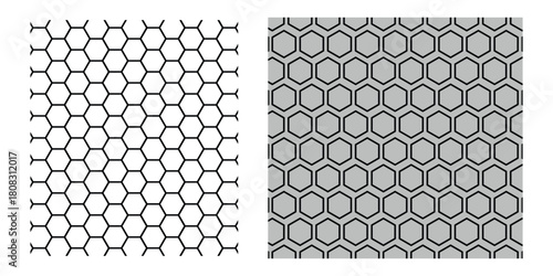 Honeycomb Hexagon Pattern Geometry Abstract Background.