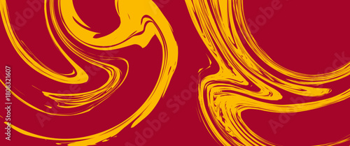 Abstract colorful artistic wavy banner design. Abstract multi-color wavy colorful motion spilling surface.