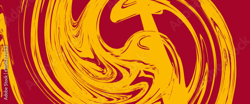 Abstract colorful artistic wavy banner design. Abstract multi-color wavy colorful motion spilling surface. eps 10