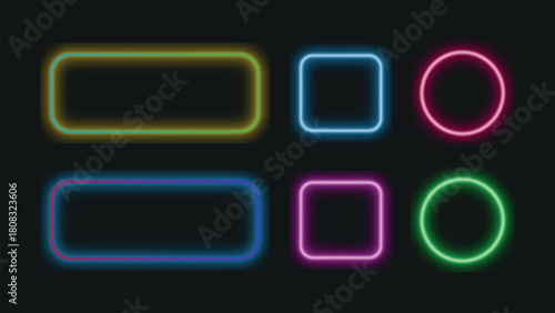 neon glowing neon signs