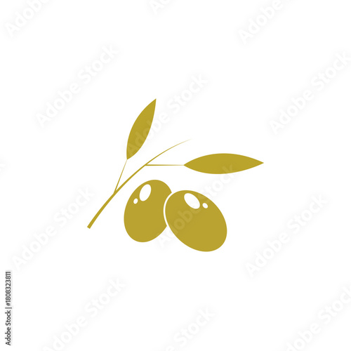 olive icon vector illustration logo