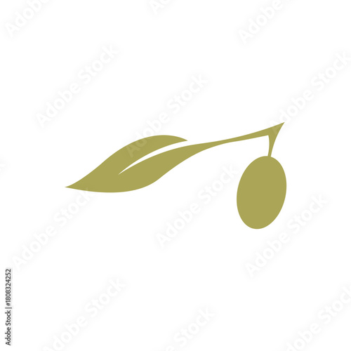 olive icon vector illustration logo