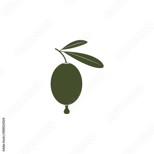 olive icon vector illustration logo