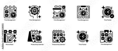 Return On Investment Set Line Icon, Outline Symbol for Financial Performance, Business Profitability, Data Analysis, Strategy Planning, and Value Measurement. Vector Sign Icon.