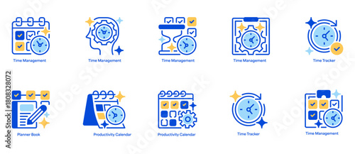 Return On Investment Set Line Icon, Outline Symbol for Financial Performance, Business Profitability, Data Analysis, Strategy Planning, and Value Measurement. Vector Sign Icon.