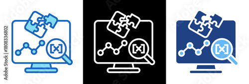 Variable triple style icon