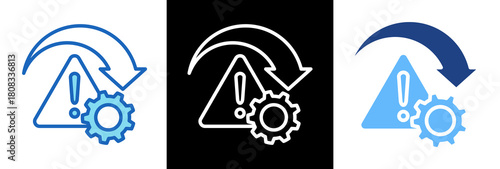 Risk triple style icon