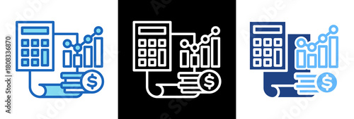 Calculate triple style icon