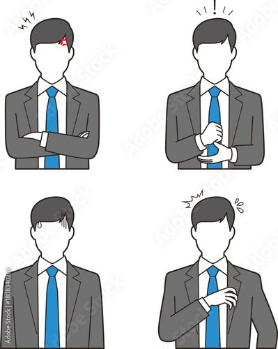 若い男性ビジネスマン④