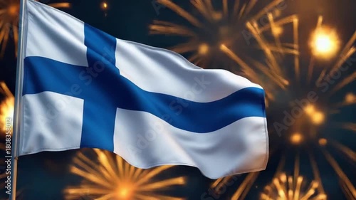 Finland Independence Day Celebration with Fireworks Display 13.