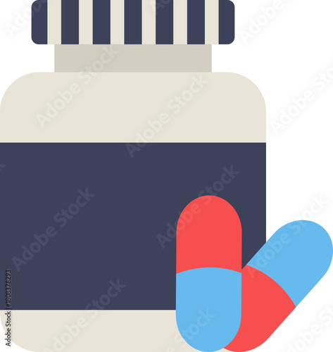 Supplement Flat Icon