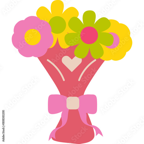 Flat Mother Day Flower