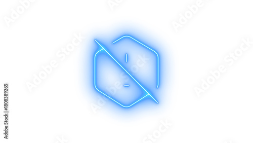 Blocked data operation outline icon vector graphic set. Outline blocked data operation Icon on transparent background vector image.