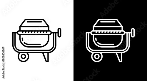 Cement Mixer Icon