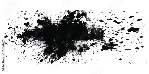 Abstract design with bundle of different ink brush strokes .Paintbrush set template. Grunge brushes collection. Brush stroke paint border in ,Dirty textures of banners, boxes, frames, Painted texture 