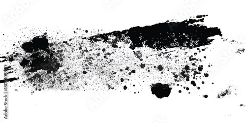 Abstract design with bundle of different ink brush strokes .Paintbrush set template. Grunge brushes collection. Brush stroke paint border in ,Dirty textures of banners, boxes, frames, Painted texture 