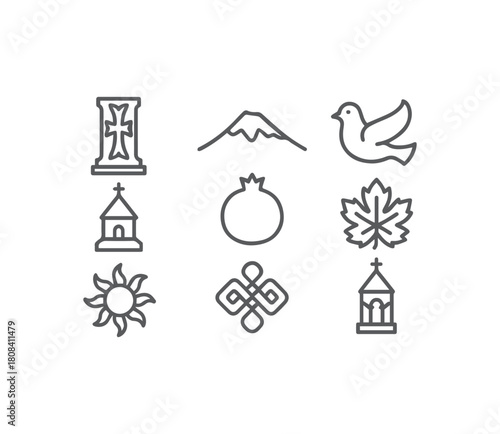 Armenian heritage icons ancient symbols of faith nature and tradition