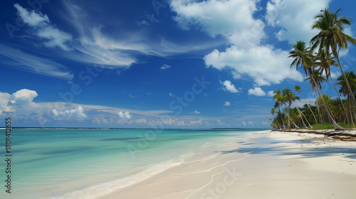Wallpaper Mural Tropical beach. Summer vacation on a tropical island with beautiful beach. Tropical Maldives. Torontodigital.ca