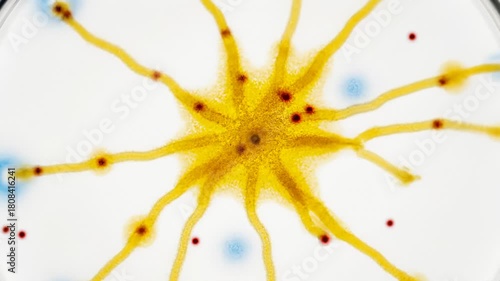 Wallpaper Mural Fungus Growing in a Petri Dish on a Laboratory Table Over Time Torontodigital.ca