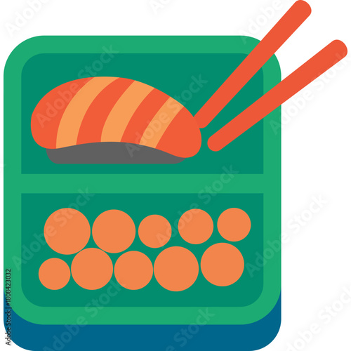 Bento Box Vector