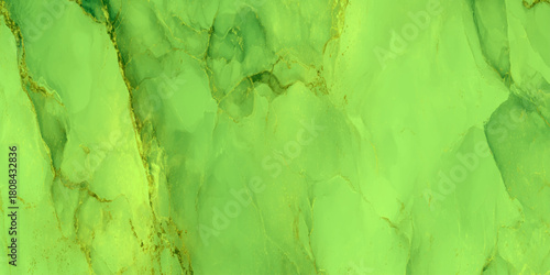 Luxury abstract fluid art background in sage green, mint and gold alcohol ink marble texture with golden veins and natural stone patterns.