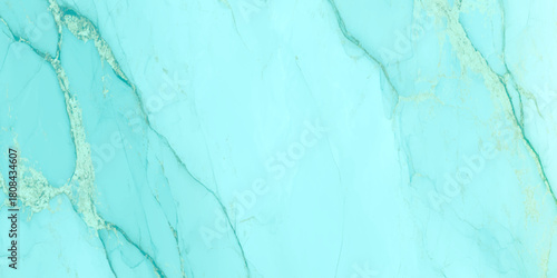 Vibrant turquoise marble texture with shimmering gold veins abstract polished stone background banner wallpaper creating a luxurious marbling effect.