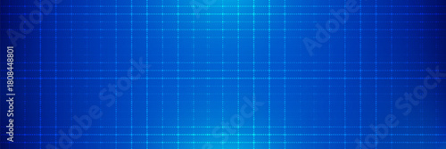 Blue glowing square grid background. Cross and dot tech network backdrop. Abstract checkered dashboard pattern for science, technology, business, healthcare, medicine design template.