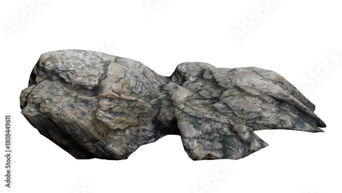 3d rendering ocean rock  