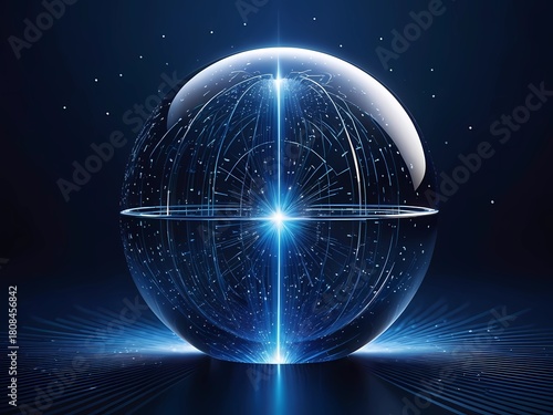 A never-before-seen abstract concept for a New Year poster