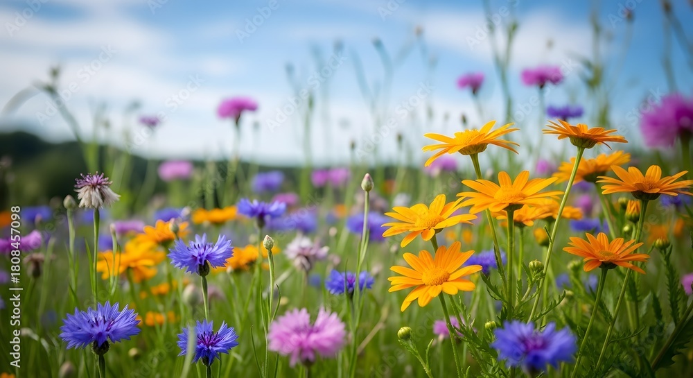 Fototapeta premium flowers in the field