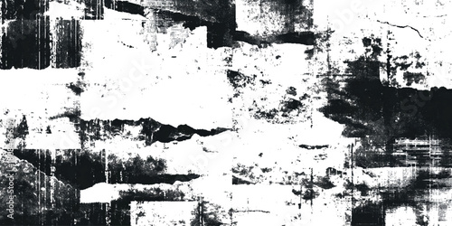 A dynamic vector illustration featuring a papercut style abstract design layered with authentic grunge and distressed textures.