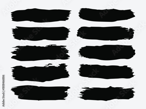 Handmade Black Paint Brush Collection