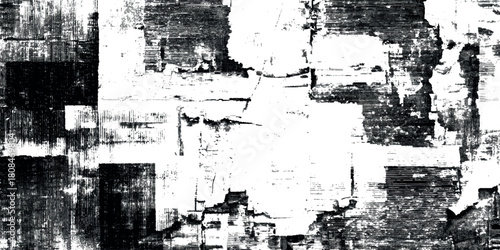 Grunge Papercut Texture Overlay Distressed Paper Cut Edge Background with Rough Vintage Effect.