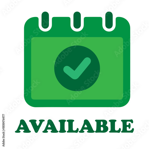 Available Calendar Icon
