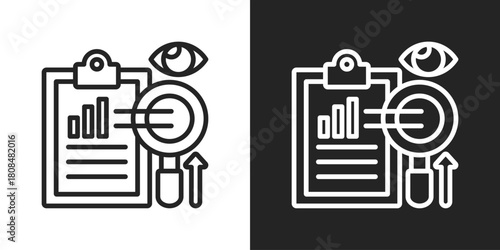 Transparency Icon In Black And White Line Style