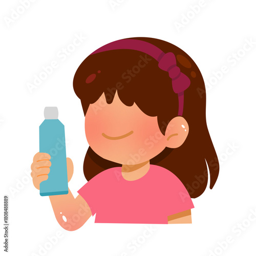 girl with syringe