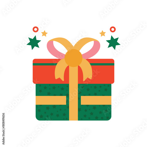 Colorful icon for  gift