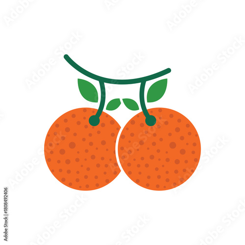 Colorful icon for  orange