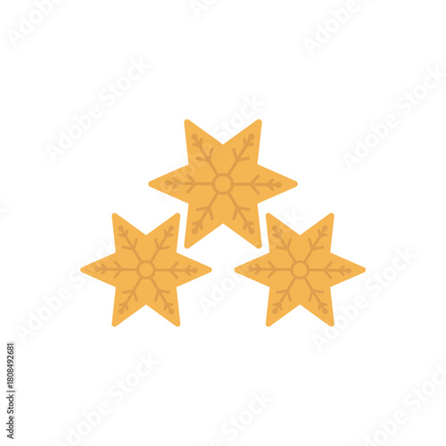 Colorful icon for  snowflake