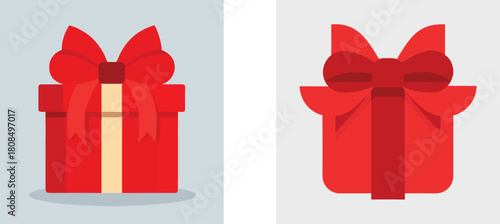  red satin gift bow shiny ribbon elegant packagin 