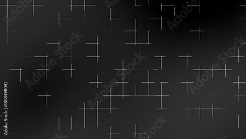 Black Abstract Grid Line Background with Modern Minimal Futuristic Pattern
