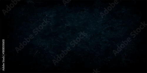 Dark blue grunge film strip texture with vintage smoke pattern on a black night sky space backdrop
