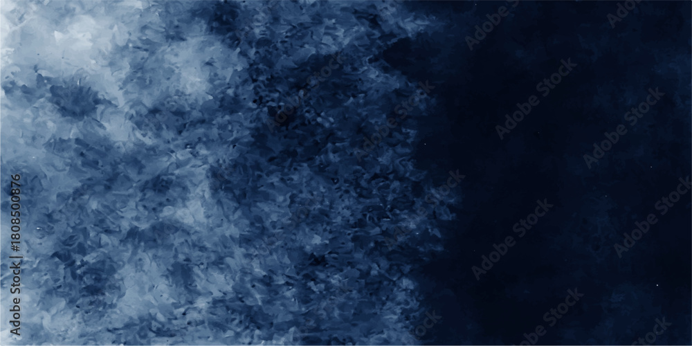 Naklejka premium Abstract dark blue grunge background with a wispy, light smoke texture