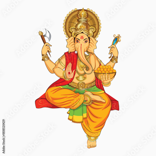 hindu deity gonesh happy ganesh