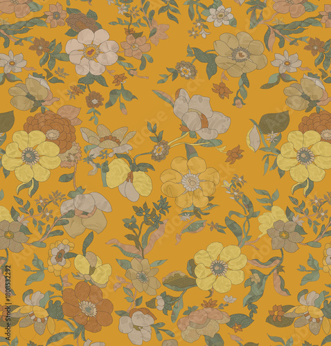 Colorful Geometric Multicolour All Over Fabric Design