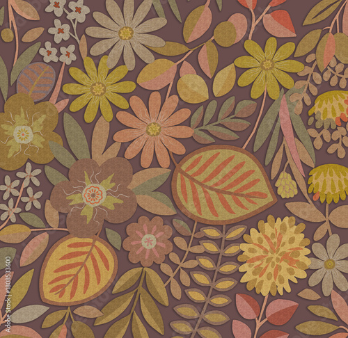 Vibrant Multicolour Abstract All Over Seamless Pattern