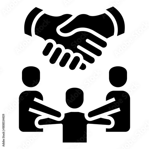 Community  Icon Element For Design