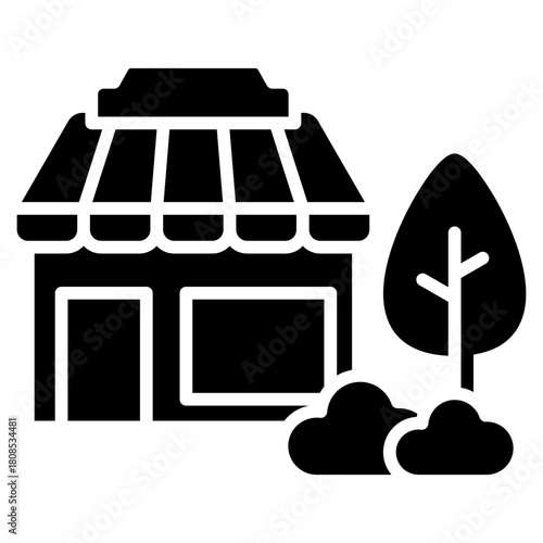 Neighborhood  Icon Element For Design