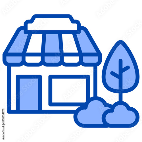 Neighborhood  Icon Element For Design