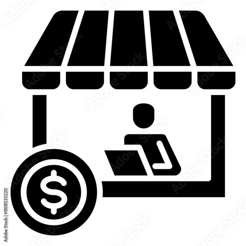 Merchant  Icon Element For Design
